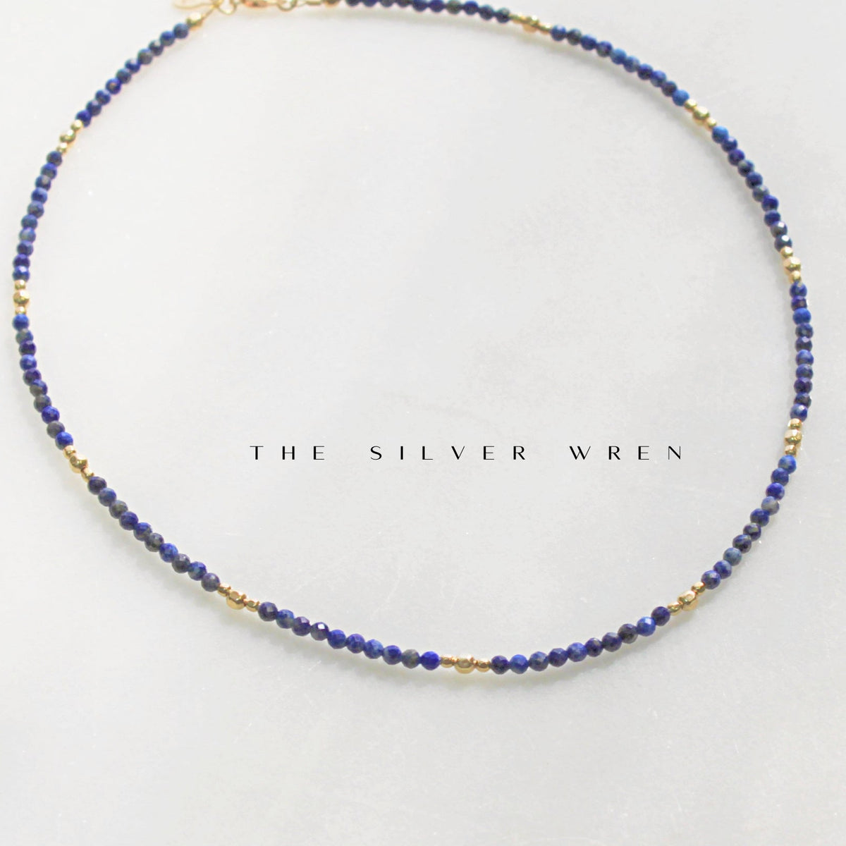 Beaded Lapis Lazuli Necklace