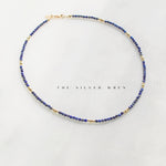 Beaded Lapis Lazuli Necklace