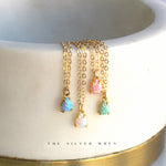 Nyla Ultra Tiny Opal Necklace