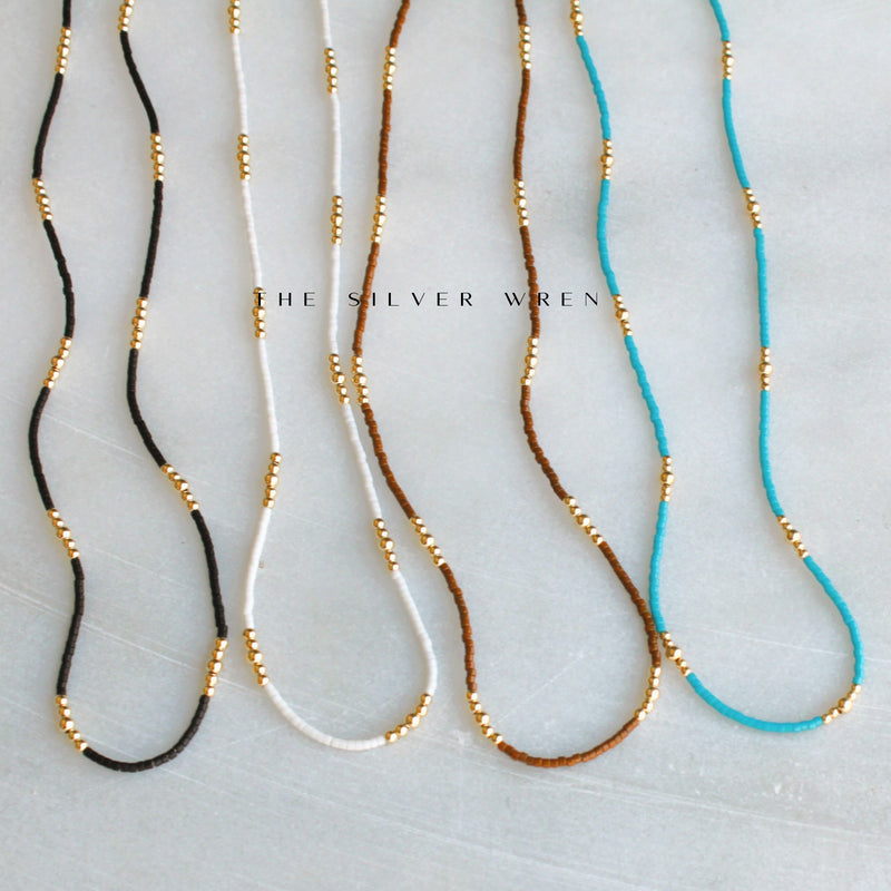 Harmony Beaded Necklace - Choose  your color