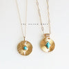 Turquoise and Gold Coin Necklaces