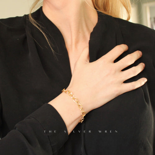 Chunky Gold Chain Bracelet