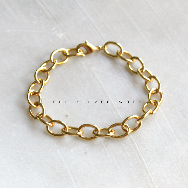 Chunky Gold Chain Bracelet