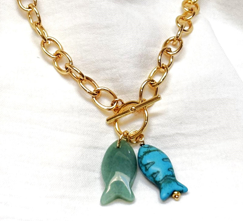 Shay Fish Toggle Necklace
