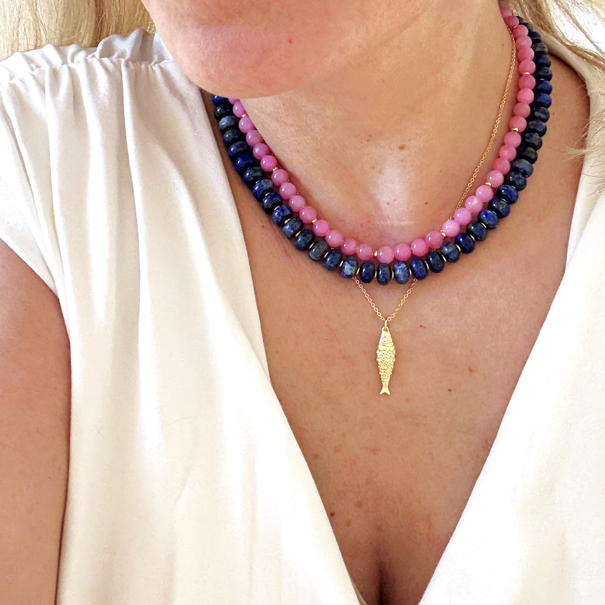 Midnight Skies Lapis Necklace