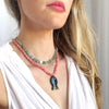 Perla Heart Beaded Necklace