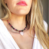 Maysen Tourmaline & Heart Beaded Necklace