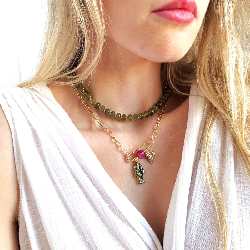 Desert Talisman Charm Necklace