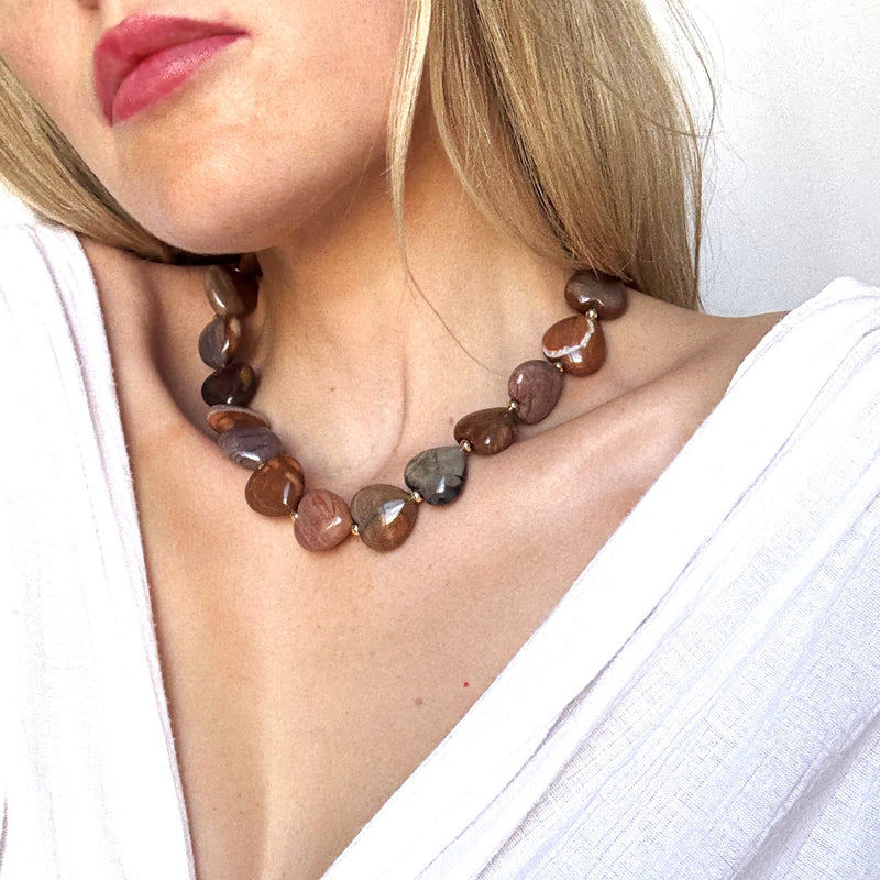 Wild Heart Beaded Necklace