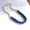 Ena Lapis Lazuli Statement Necklace