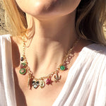 Daphne Multi Charm Necklace
