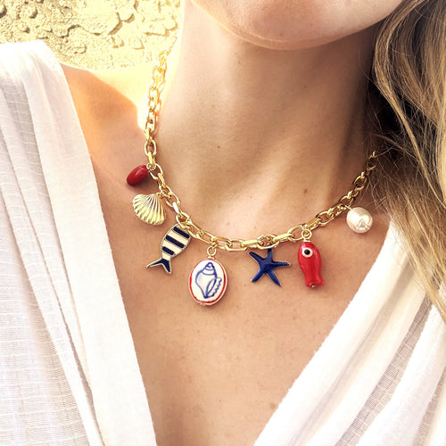 Coastal Dreams Charm Necklace