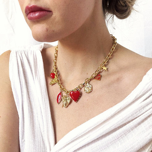 Uma Multi Charm Necklace
