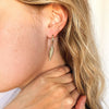 Portia Fish Huggie Hoops