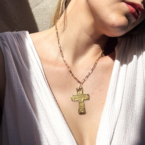 Isla Cross Medallion Necklace