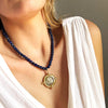 Buffalo Lapis Beaded Necklace