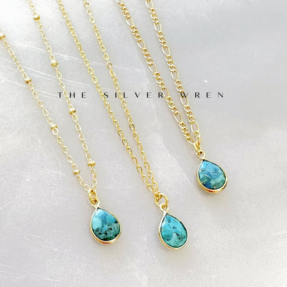 Cori Turquoise Drop Necklace