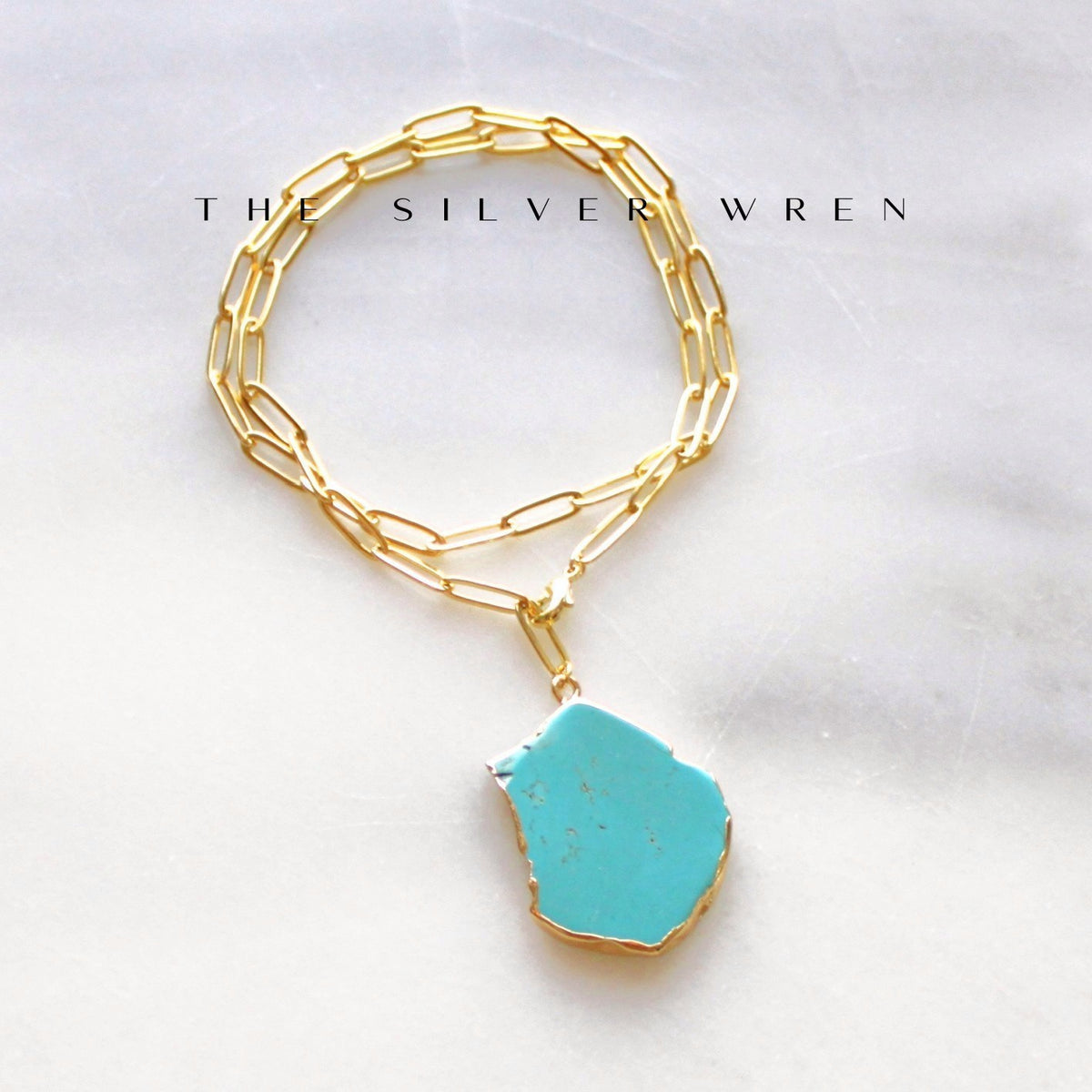 Luma Turquoise Medallion Necklace