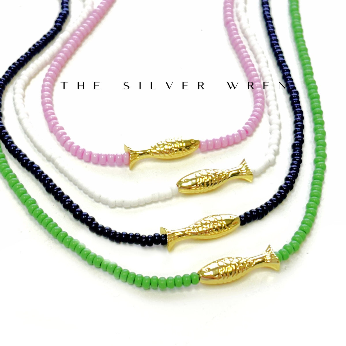 Lucky Fish Beaded Necklace