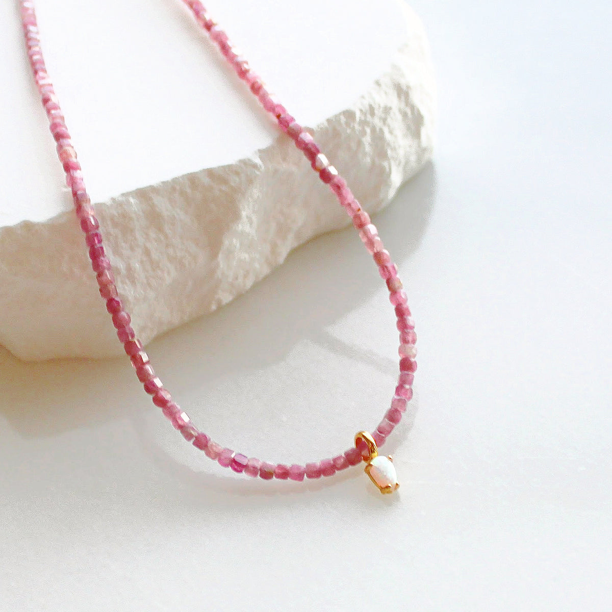 Desert Blush Tourmaline Necklace