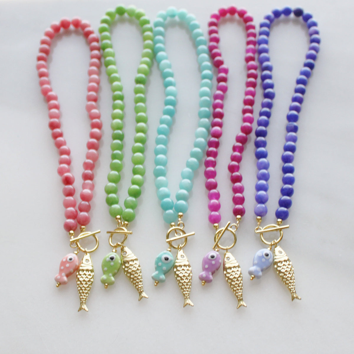 Catch of the Day Colorful Beaded Necklace