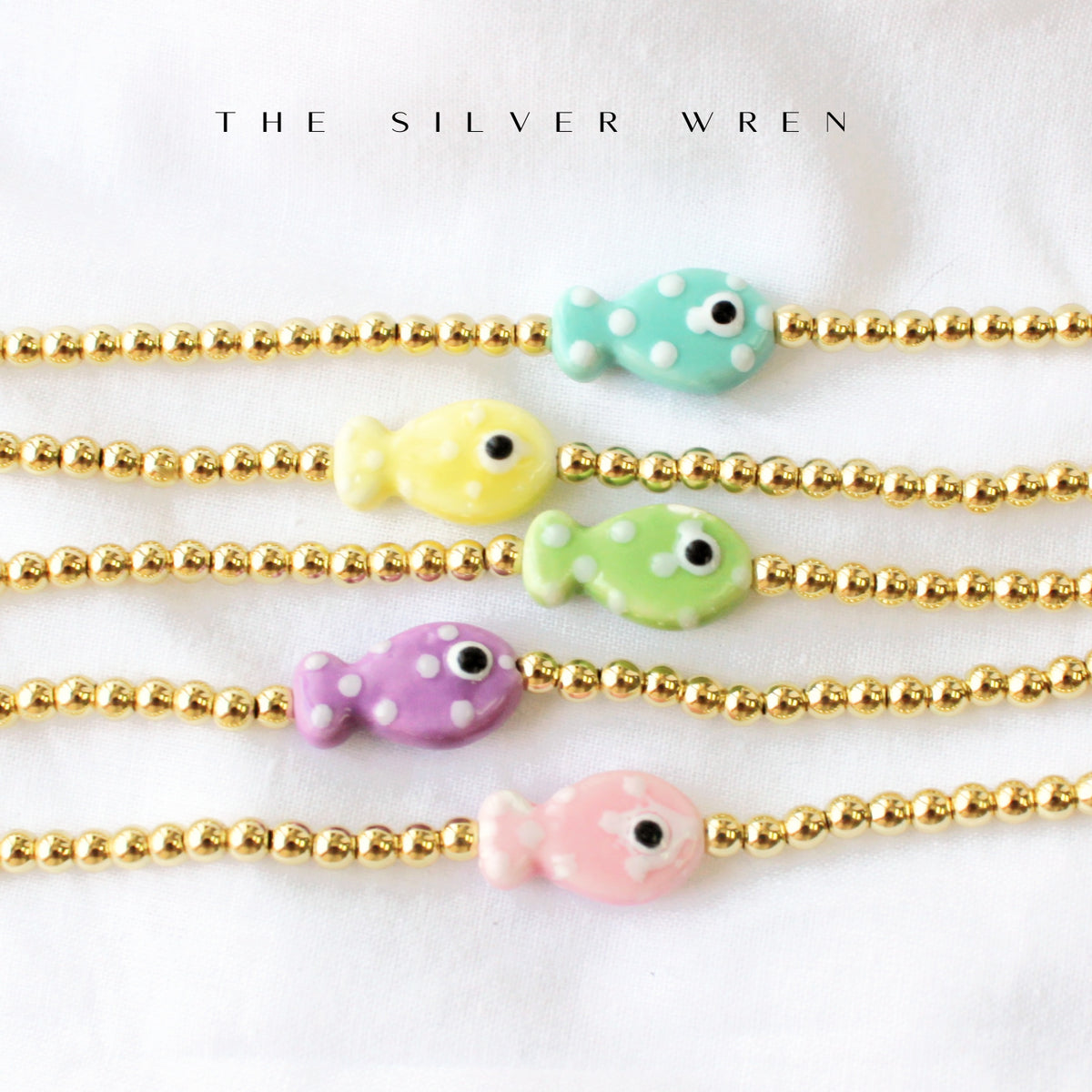 Dot Fish Beaded Bracelet