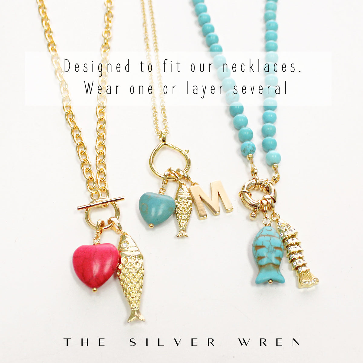 Favorite Fish Clip on Charm -  Individual charms to add on