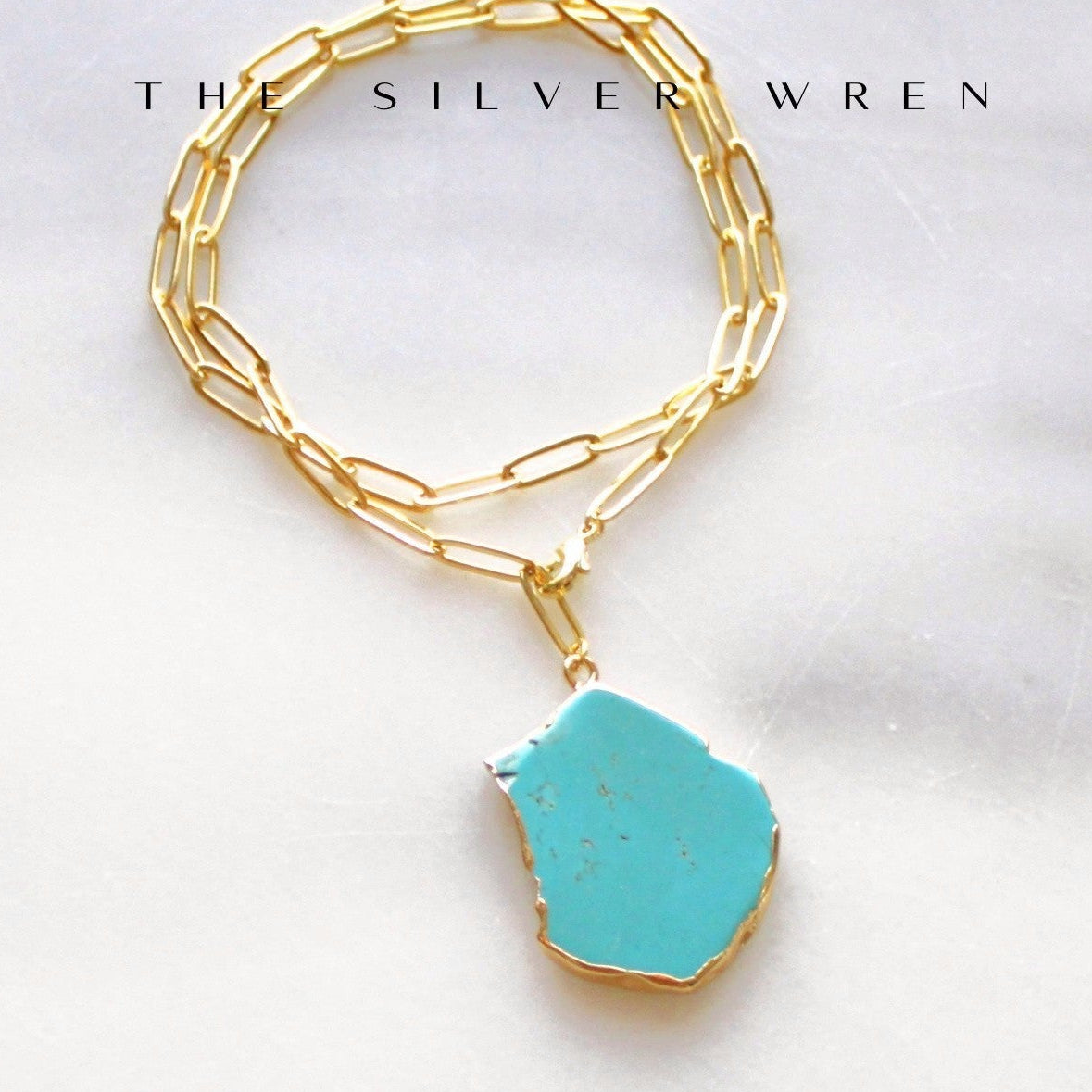 Luma Turquoise Medallion Necklace