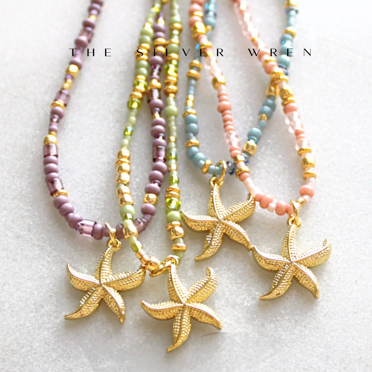 Starfish Unity Beaded Necklace - Choose your color
