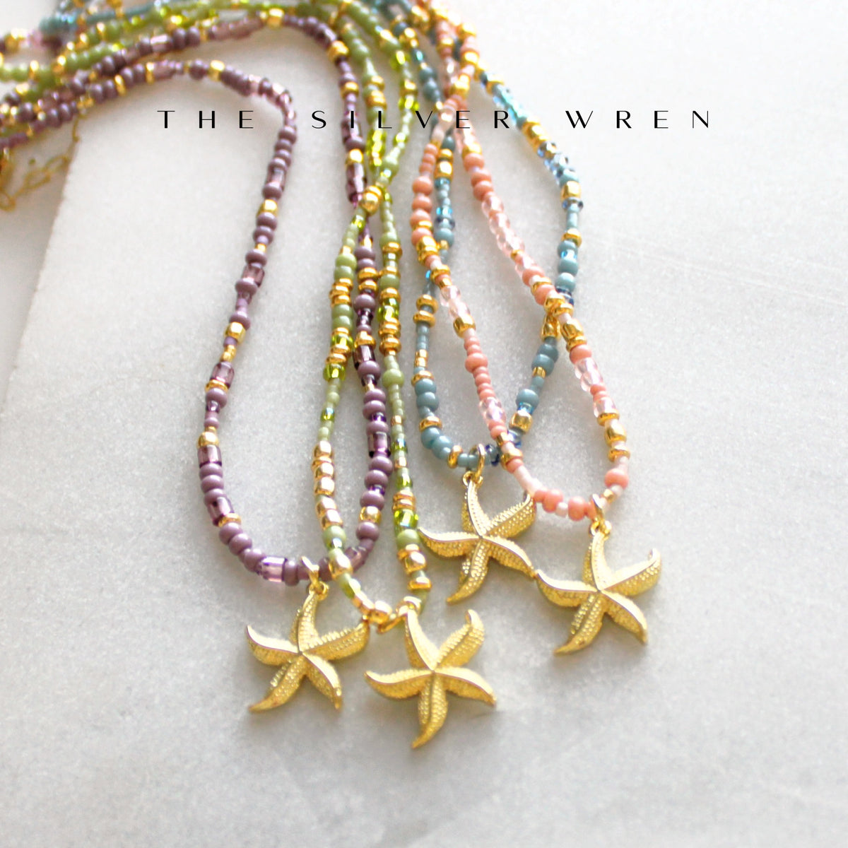 Starfish Unity Beaded Necklace - Choose your color
