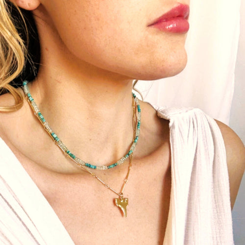 Shark Tooth Pendant Necklace