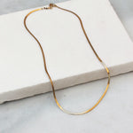 Olga 3mm Herringbone Necklace