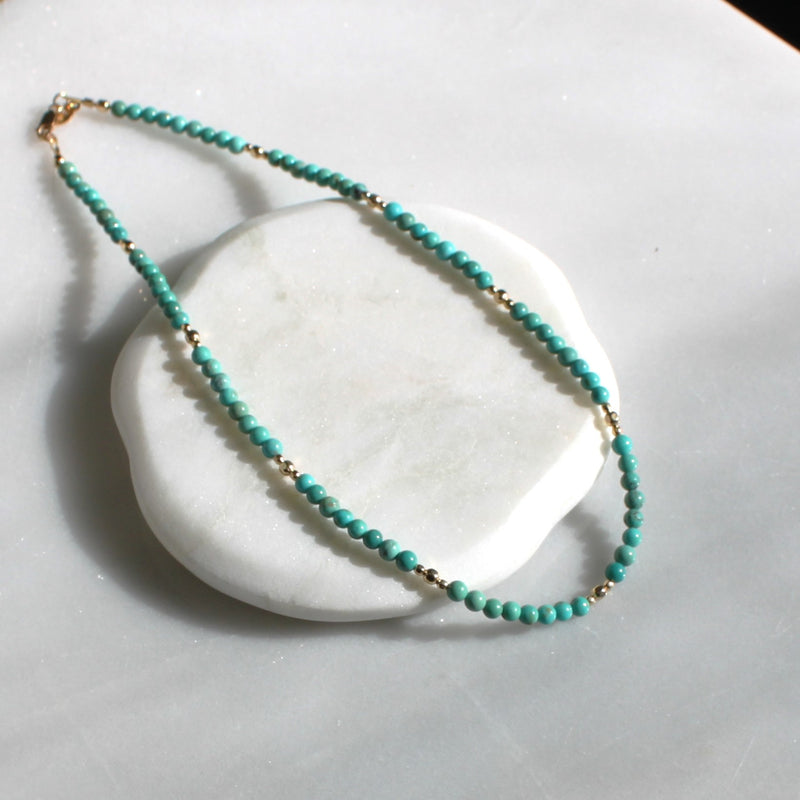 Beaded Turquoise Necklace