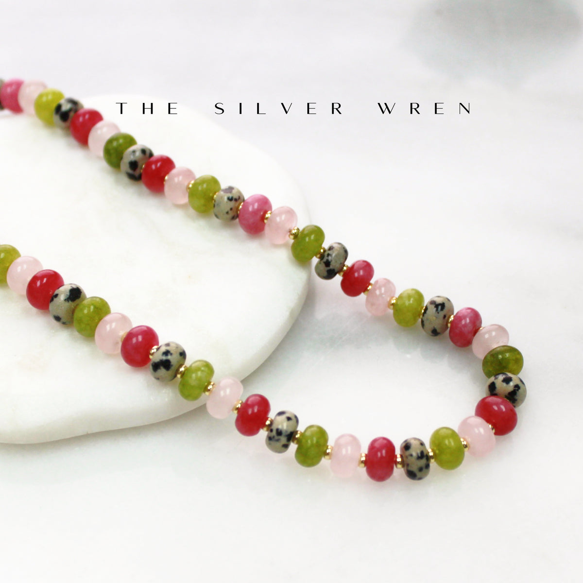 Cactus Bloom Stone Candy Necklace