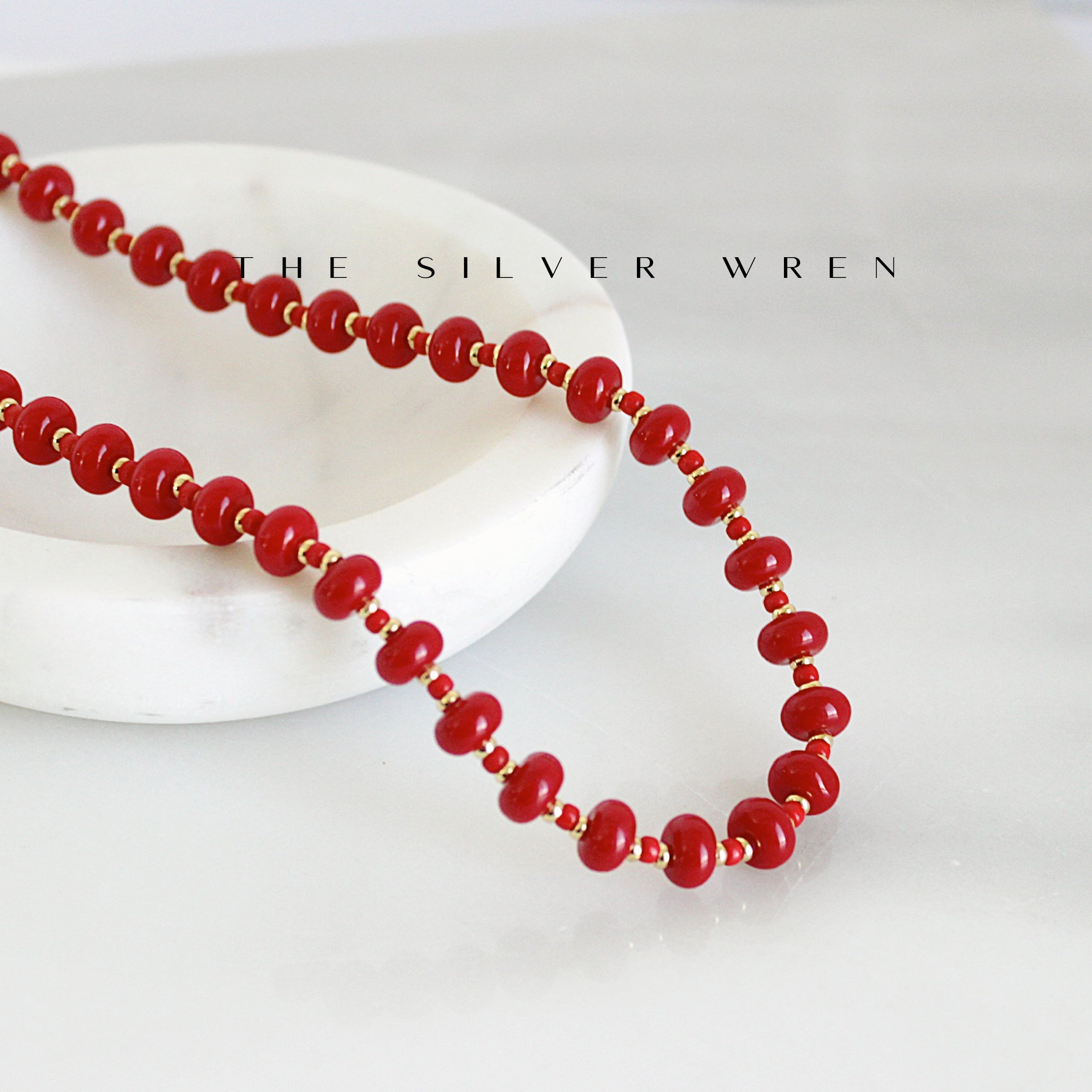 Zia Red Stone Candy Necklace – The Silver Wren