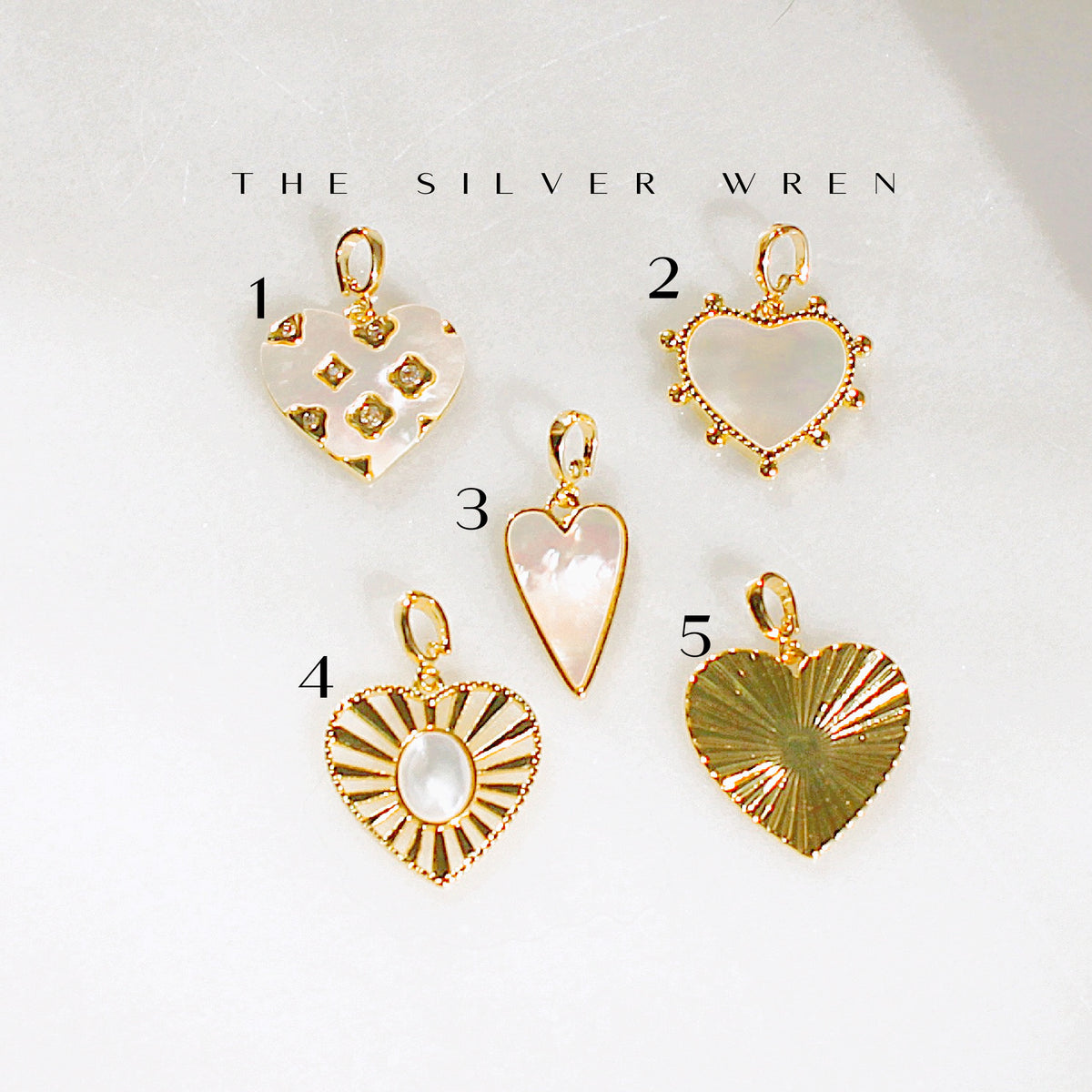 Favorite Hearts Clip on Charm -  Individual charms to add on