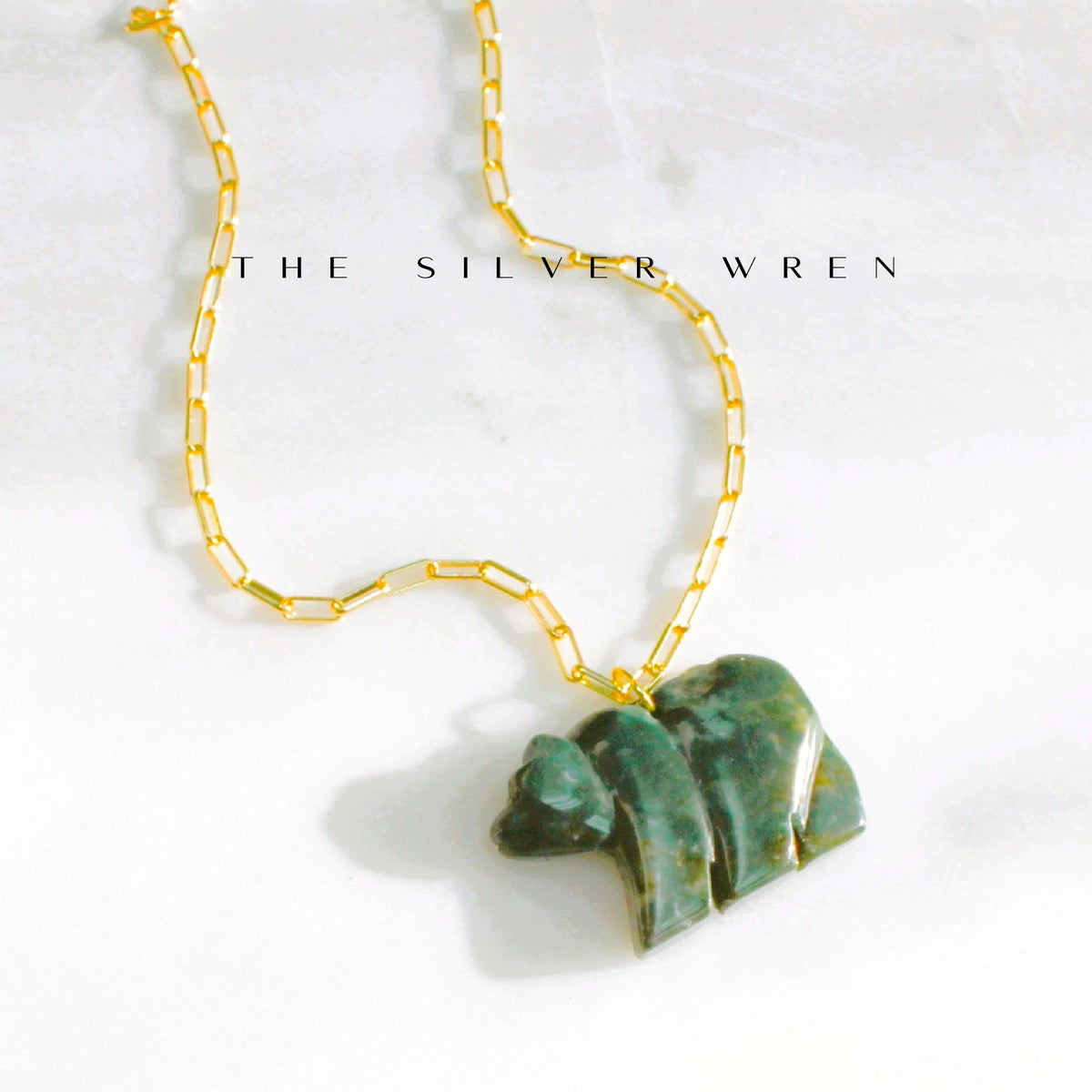 Western Bear Pendant Necklace