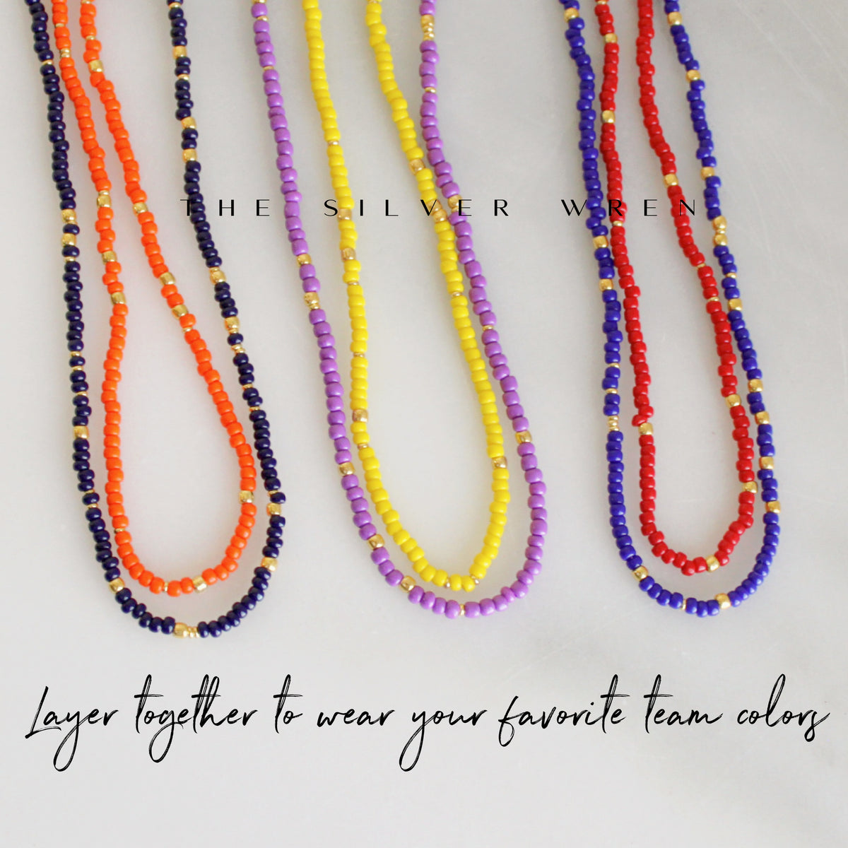 Desert Game Day Strands - Choose your team colors