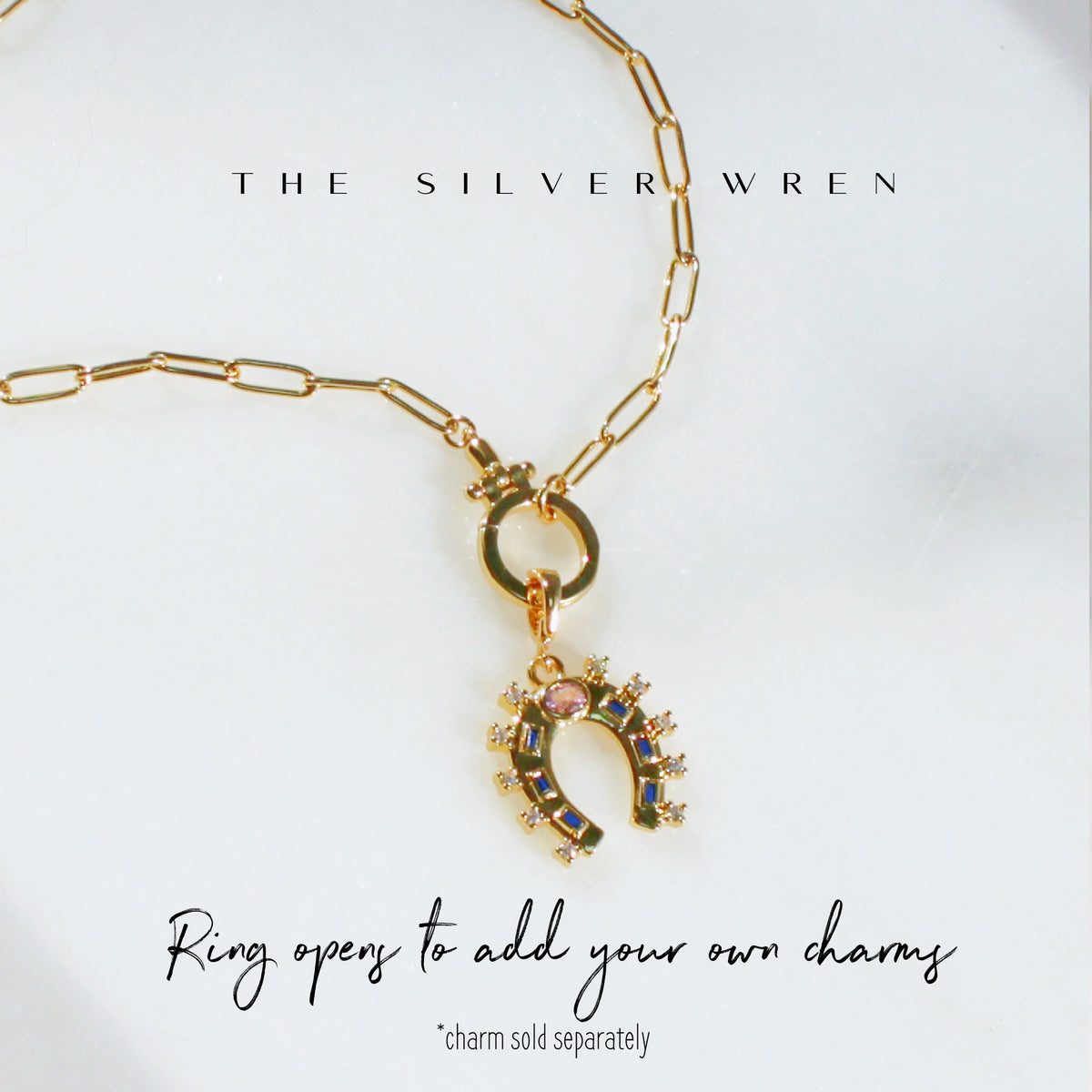 Maren Ring Charm Holder Necklace