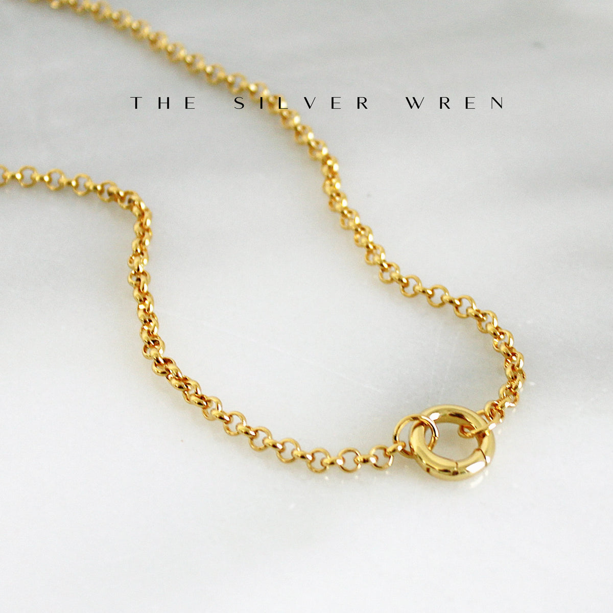 Cate Ring Charm Holder Necklace