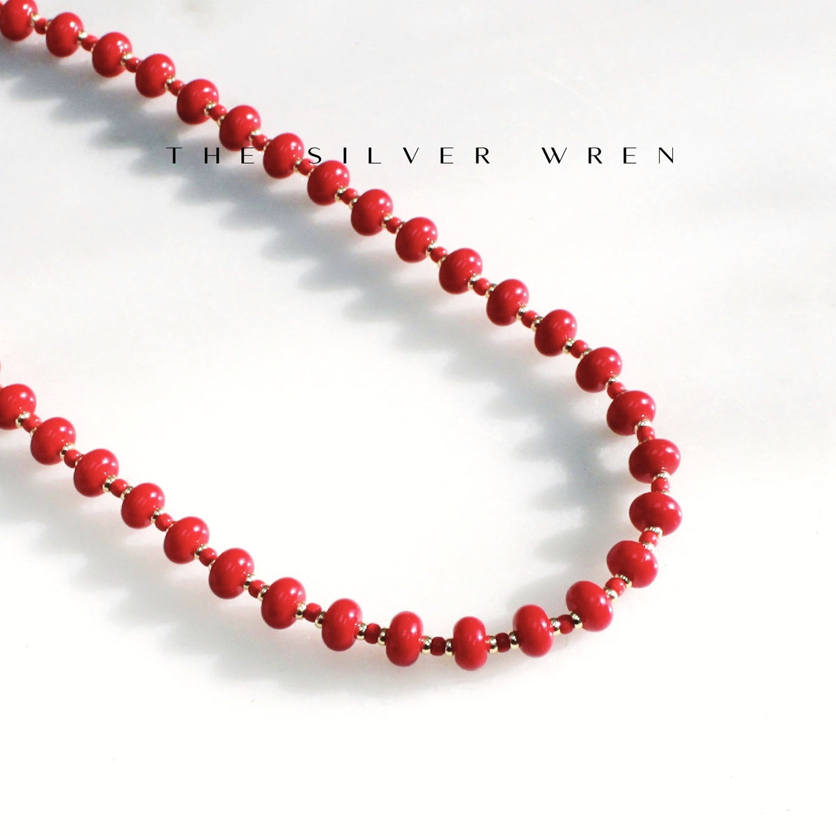 Zia Red Stone Candy Necklace