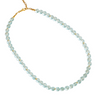 Aquamarine Coin Necklace