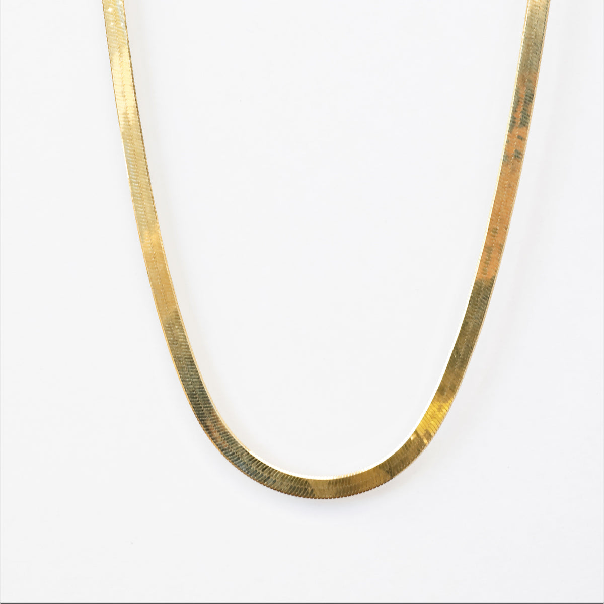 Olga 3mm Herringbone Necklace