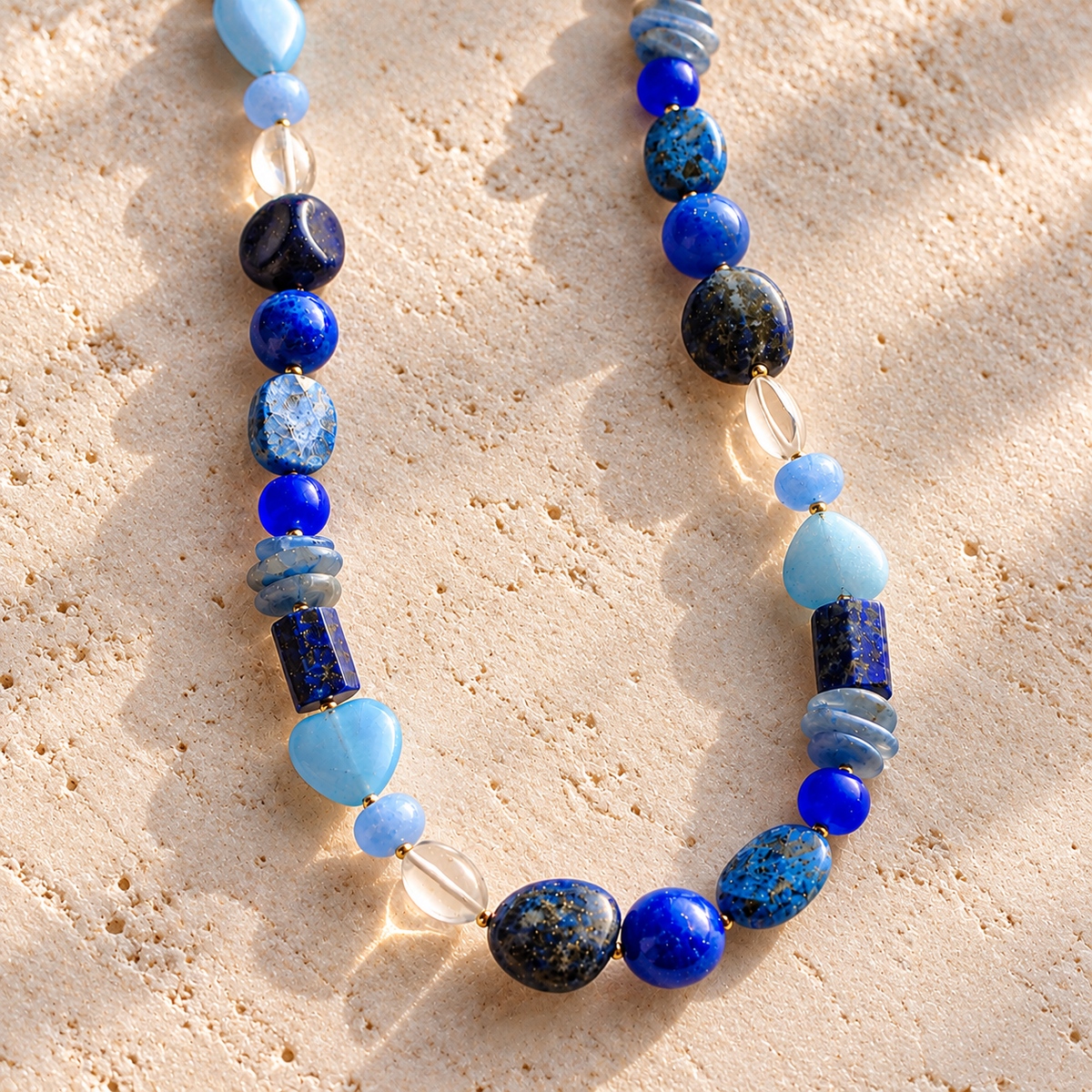 Blue Mesa Gemstone Layering Necklace