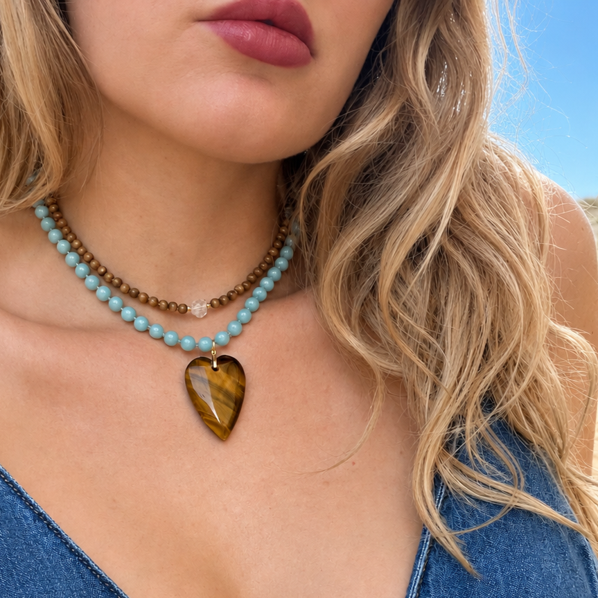 Sable Semi Precious Necklace