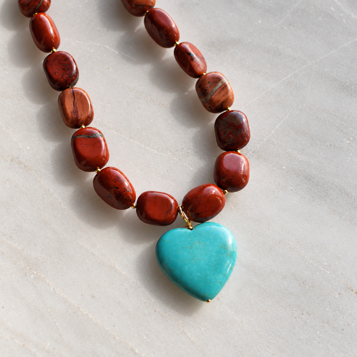 Sedona Heart Gemstone Layering Necklace