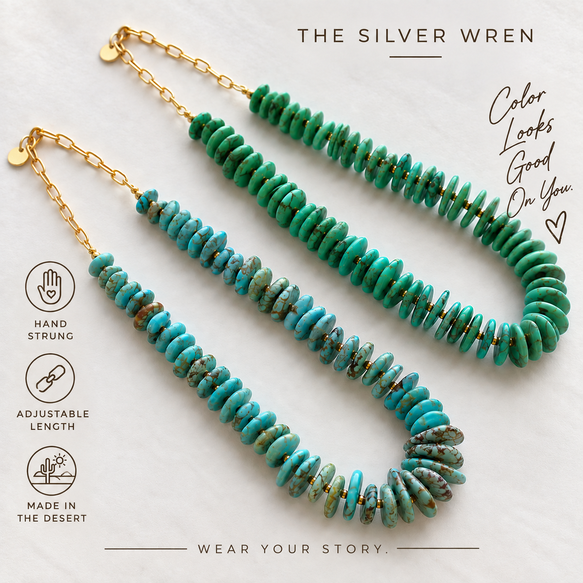 Canyon Water Turquoise Necklace