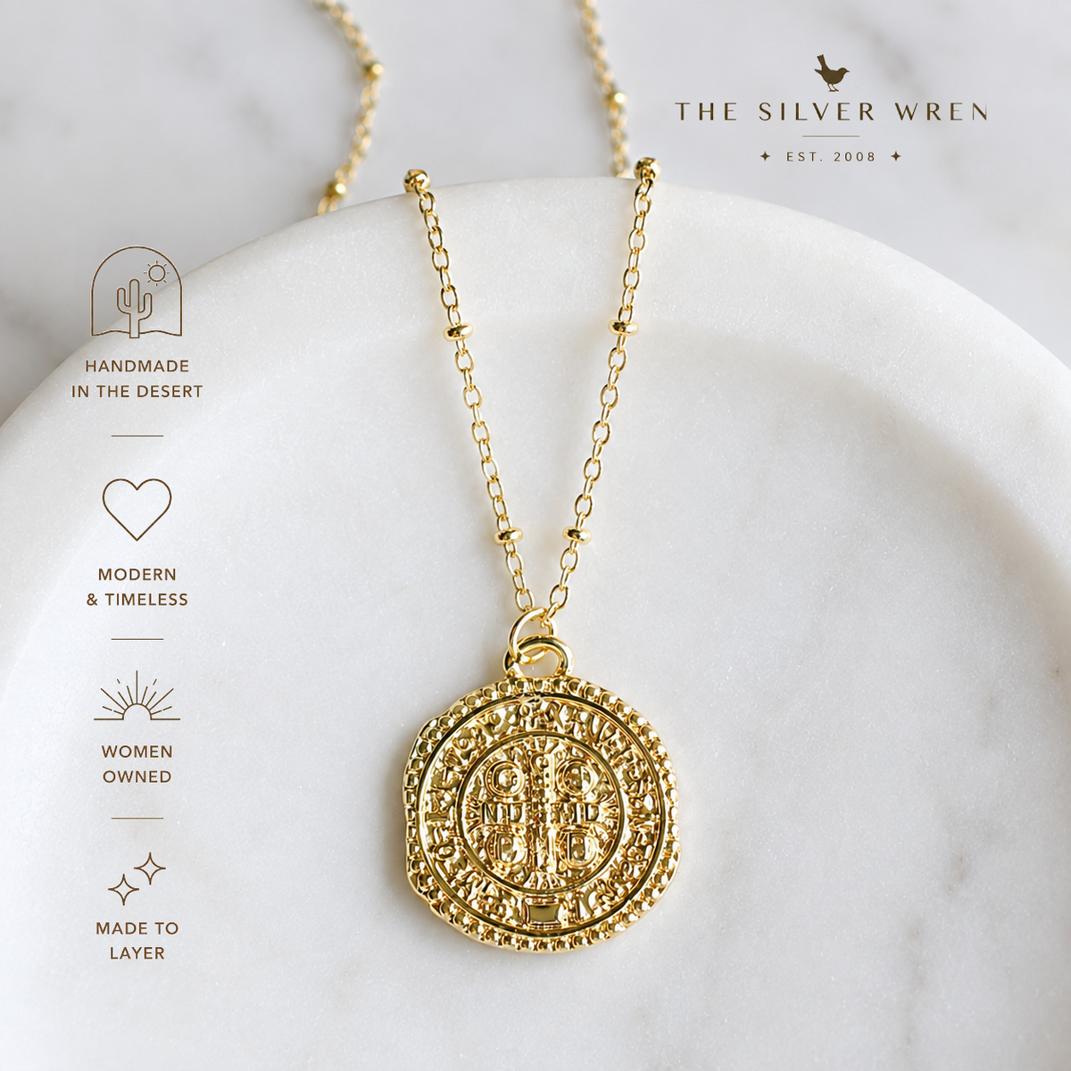 Vale Gold Coin Necklace