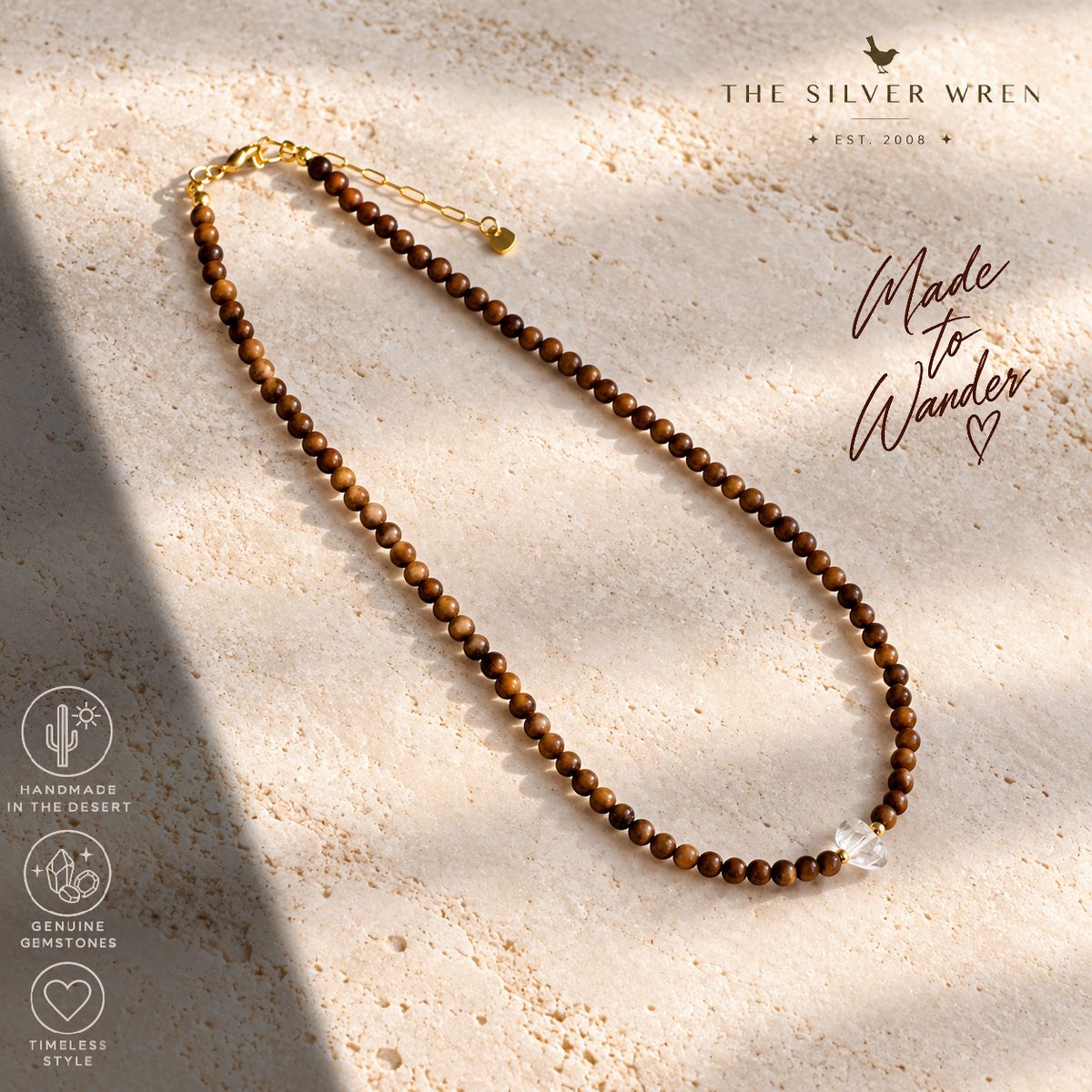Sable Semi Precious Necklace