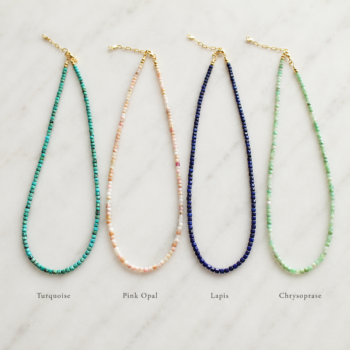 Core Gemstone Layering Necklaces